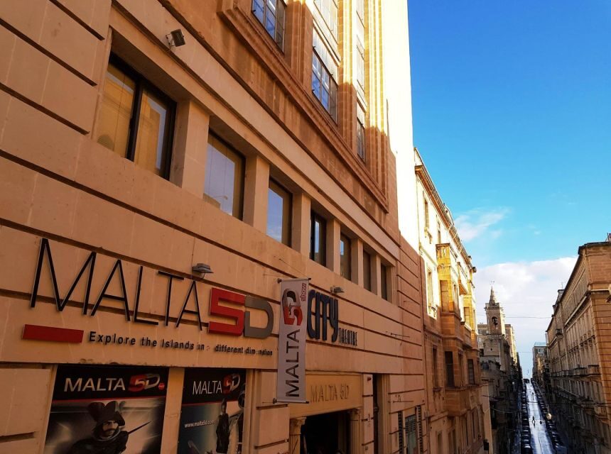 20-Minute Audio-Visual Show + Optional Valletta Audio Guide - Audio Options: 17 Languages for the Show, 5 for Valletta Walks