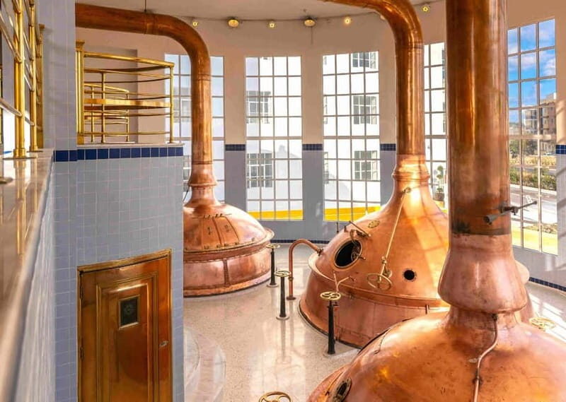 Birkirkara: The Farsons Brewery Entry Ticket and Beer Flight - The Cisk Tap rooftop: beer flight with big Malta views