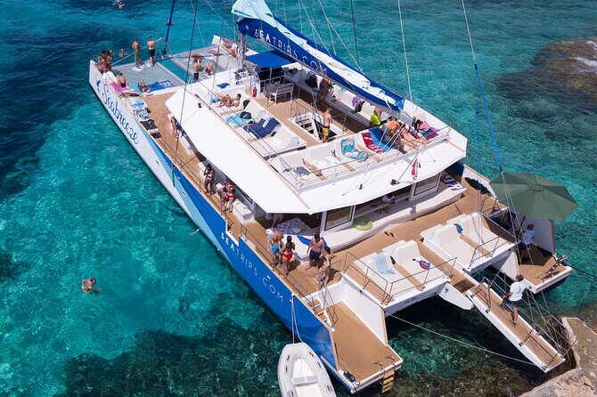 Blue Lagoon, Beaches and Bays Catamaran Sailing Tour - Getting fed and hydrated: bar prices and the €15 BBQ lunch choice