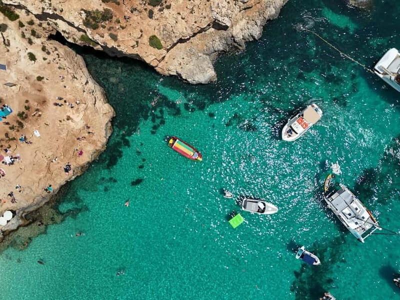 Blue Lagoon:Malta Crystal Lagoon, Comino,Private Speedboat - Meeting at Cirkewwa Cafe and How the 3-Hour Day Flows