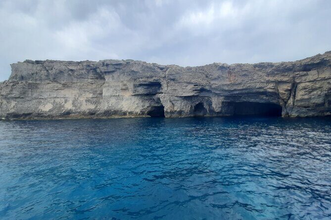 Boat Charters Blue lagoon, Crystal Lagoon, Comino, Malta 4hr trip - Crystal Lagoon: snorkeling time plus Lovers cave and Popeye’s arch
