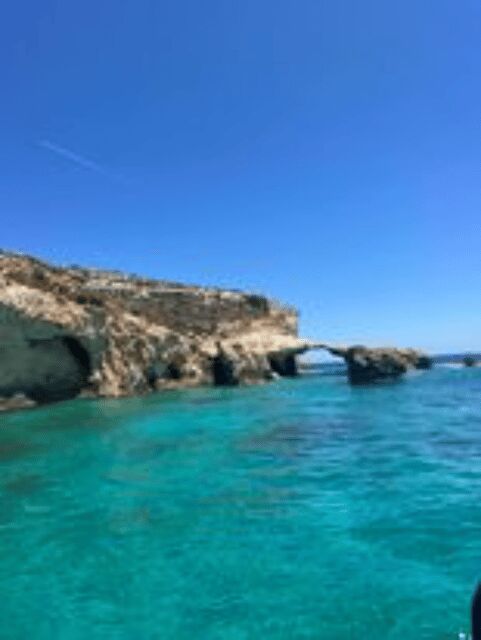Cirkewwa/Mgarr: Blue and Crystal Lagoon Private Boat Charter - The route: Monte Cristo, Popeye’s Cave, then the lagoon swim circuit