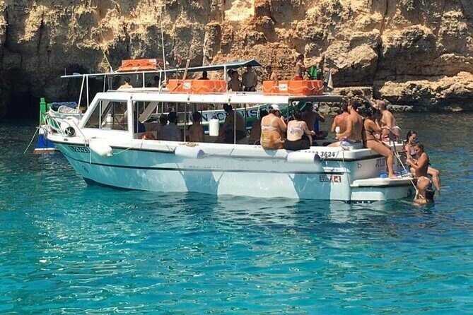 Comino and Gozo Private Boat Tour : Julie Pearl Boat - Gozo south coast via Qala: Tal-Ħalfa, Hondoq Bay, and Bemberin gorge