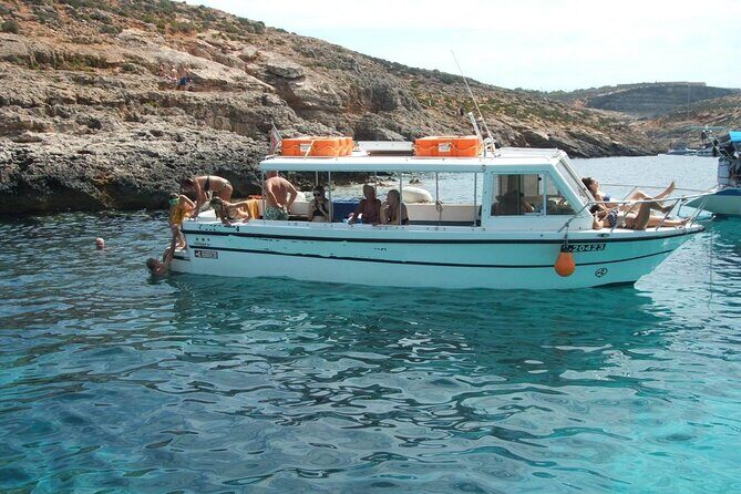 Comino and Gozo Private Boat Tour : Julie Pearl Boat - Santa Marija Bay: the quieter Comino hour