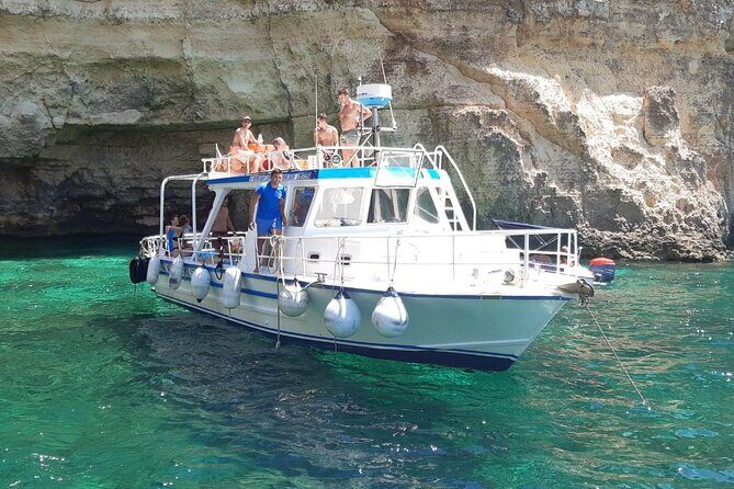 Comino Blue Lagoon and Gozo Private Boat Charter: Lucky Lady Boat - Santa Maria Caves: A Short Look at a Five-Cave System
