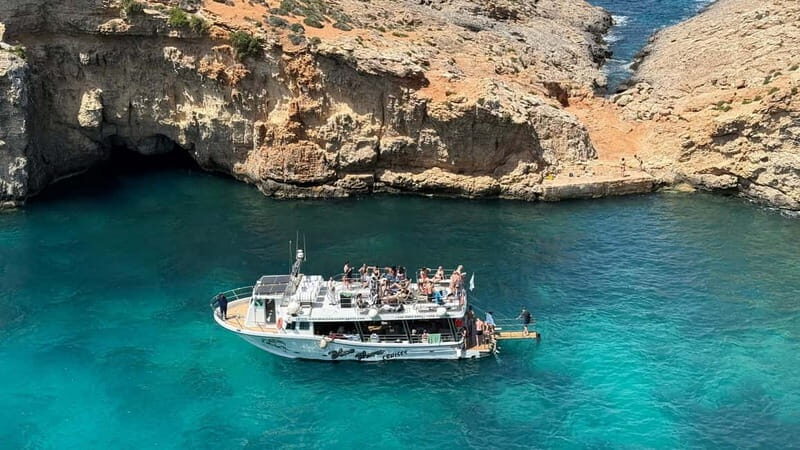 Comino Blue Lagoon & Crystal Lagoon - 3 Bay Cruise - Key points before you go