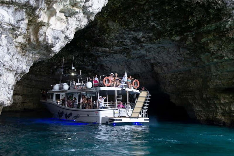 Comino Blue Lagoon & Crystal Lagoon - 3 Bay Cruise - Santa Maria caves and the scenic cruise back