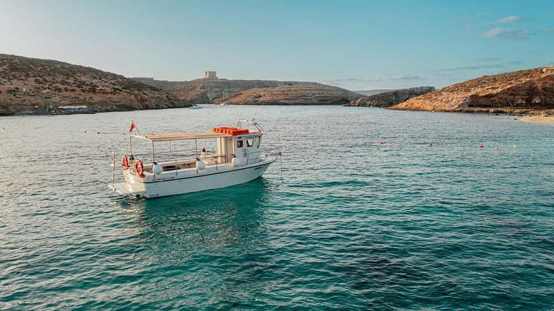 Comino: Blue Lagoon, Crystal Lagoon and Sea Caves Boat Tour - Blue Lagoon for an iconic swim, plus the new QR code rule (from 1 May 2025)