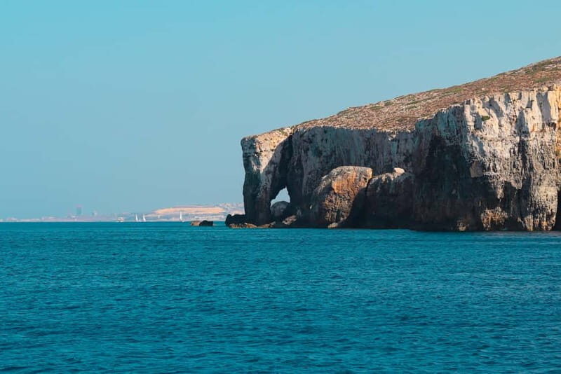 Comino: Blue Lagoon, Crystal Lagoon and Sea Caves Boat Tour - Passing Gozo coastlines and Promising Rock (Halfa Rock) photo moments