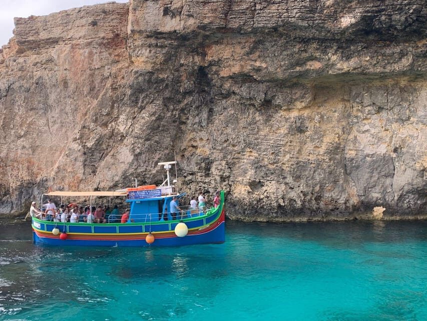 Comino: Private boat tour with Snorkeling activities & caves - Crystal Lagoon and Saint Mary’s Tower: caves plus cliff-jump energy