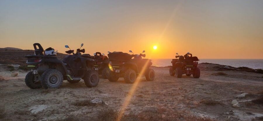 From Malta: Blue Lagoon and Gozo Tour w/Quads and Dinner - Gozo Quad Bike Tour: 570cc Fun With a Safety Net