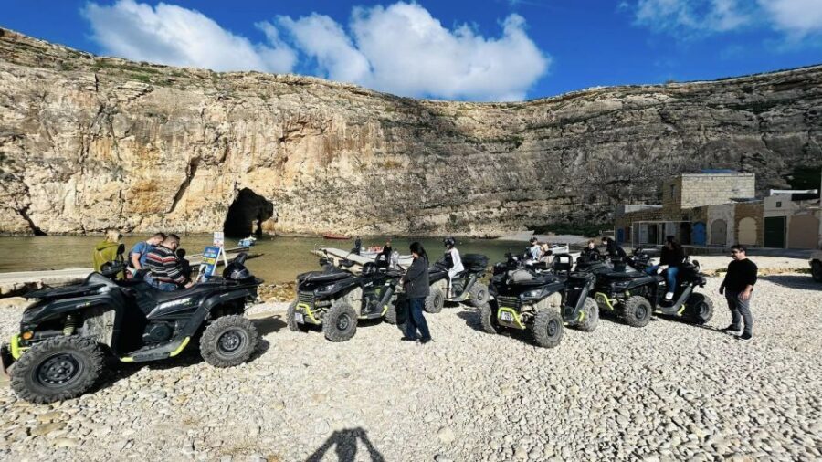 From Malta: Blue Lagoon and Gozo Tour w/Quads and Dinner - The Guided Gozo Stops: Cliffs, Coves, Salt Pans, and Dwejra