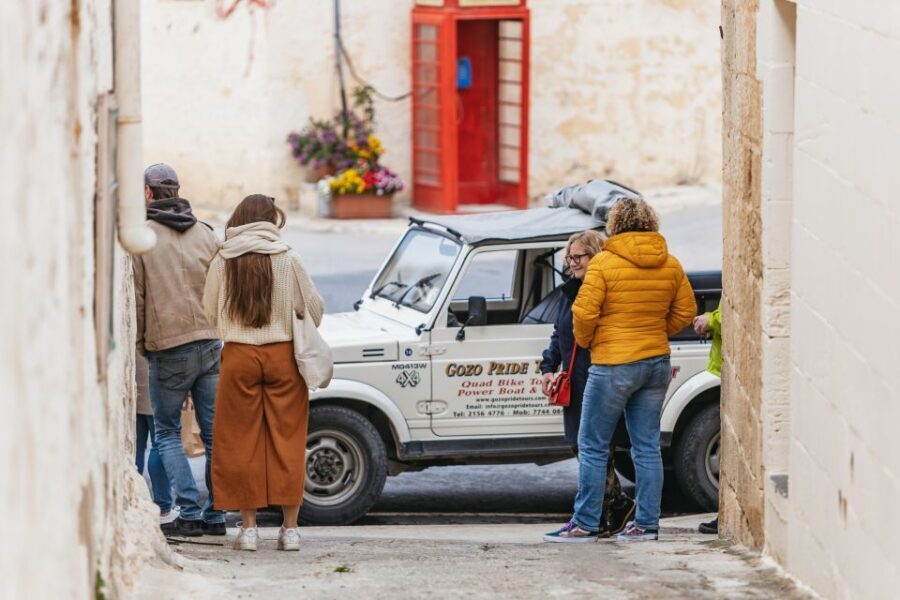 From Malta: Full-Day Gozo UTV Tour with Lunch and Boat Ride - Lunch, food tasting, and shopping stops: good fuel for a long day