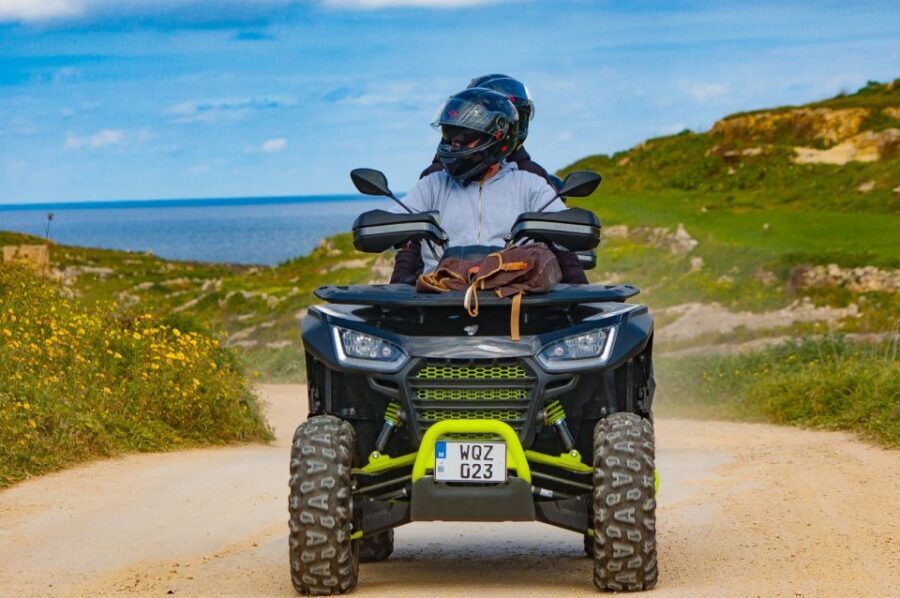 From Malta: Gozo & Comino Quad Bike & Boat Tour with Lunch - Sanap Cliffs and Xlendi: Where the Photos Come Together
