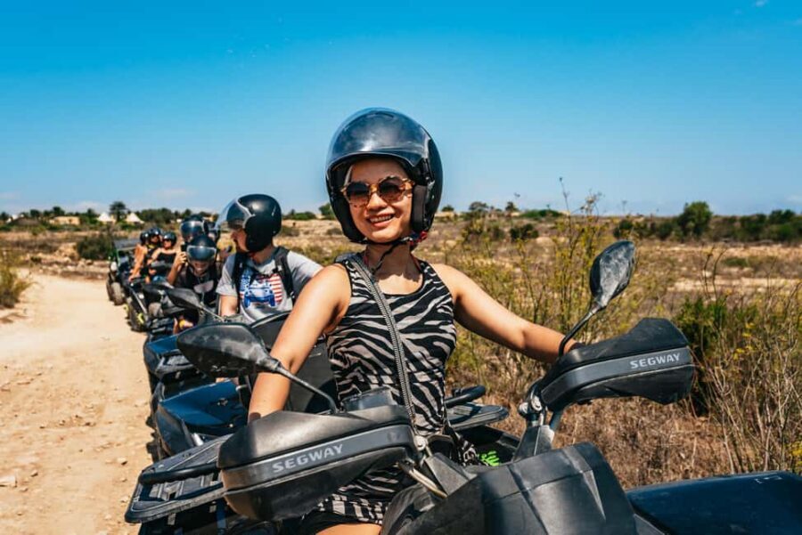 From Malta: Gozo & Comino Quad Bike & Boat Tour with Lunch - Dwejra Bay, Fungus Rock, and the Inland Sea