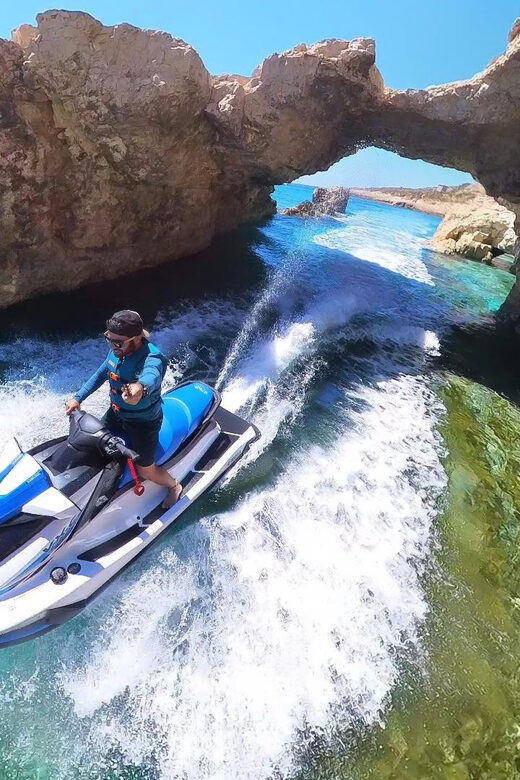 From Mellieħa: Comino, Blue Lagoon, and Gozo Jet Ski Tour - Jet Ski Through Comino and Gozo: the 1-hour ride vibe