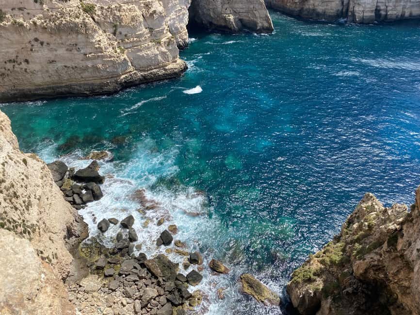 From Sliema: Blue Grotto Trip - Including Boat Cave Tour - The panorama point stop: the view sets expectations