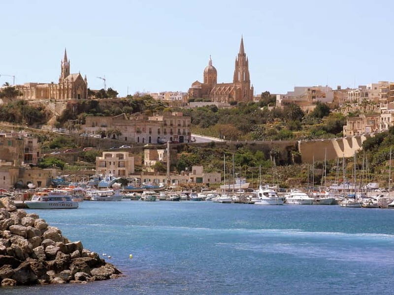 From Sliema/Bugibba: Best of Gozo & Comino Catamaran Tour VT - Gozo on your own time: chauffeur transfer to Victoria and Citadel