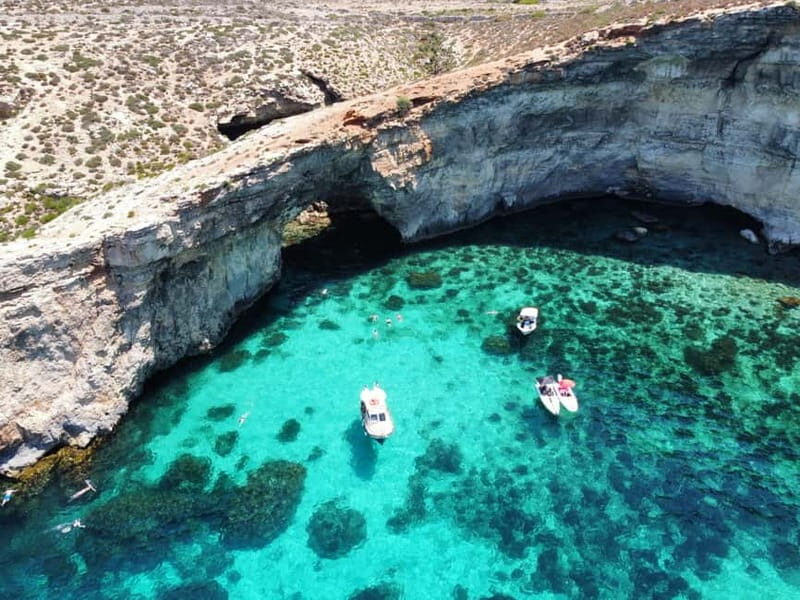 From Sliema: Comino, Crystal Lagoon, and Blue Lagoon Cruise - Blue Lagoon free time: swim, snorkel, and actually enjoy the island