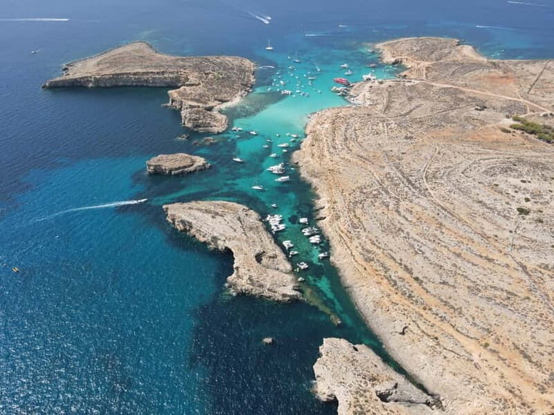 From Sliema: Comino, Crystal Lagoon, and Blue Lagoon Cruise - Gozo’s Mgarr Harbour and Option B land time: what you’re getting