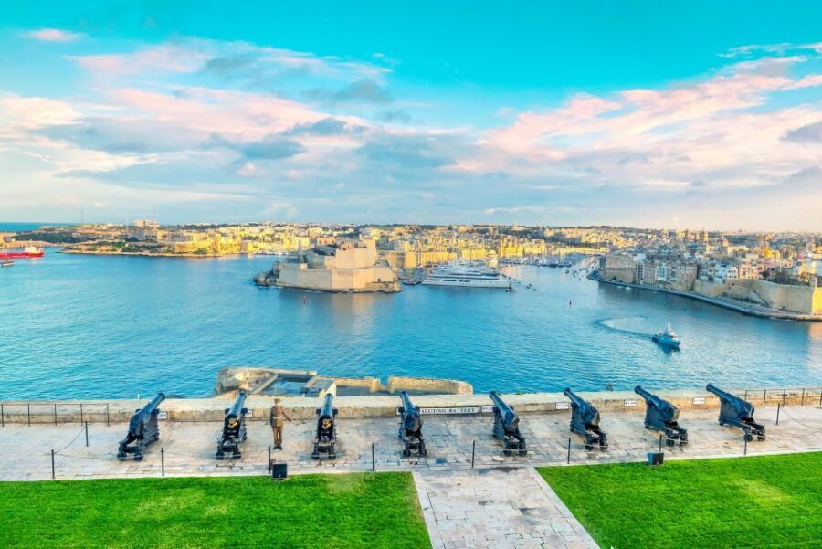 From Sliema: Cruise Around Malta's Harbours & Creeks - Valletta From the Water: St Andrew’s Bastions to Fort St Elmo