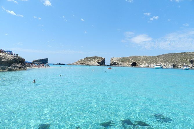 From Sliema: Malta Cruise to Blue Lagoon, Crystal Lagoon & Caves - Malta’s Comino day trip: views, swim time, and a boat that serves as your base