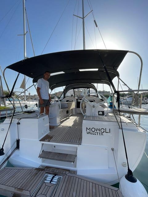 From Valletta: Romantic Sunset Cruise on a Sailing Yacht - Gran Harbour to open sea: where the sunset viewing really clicks