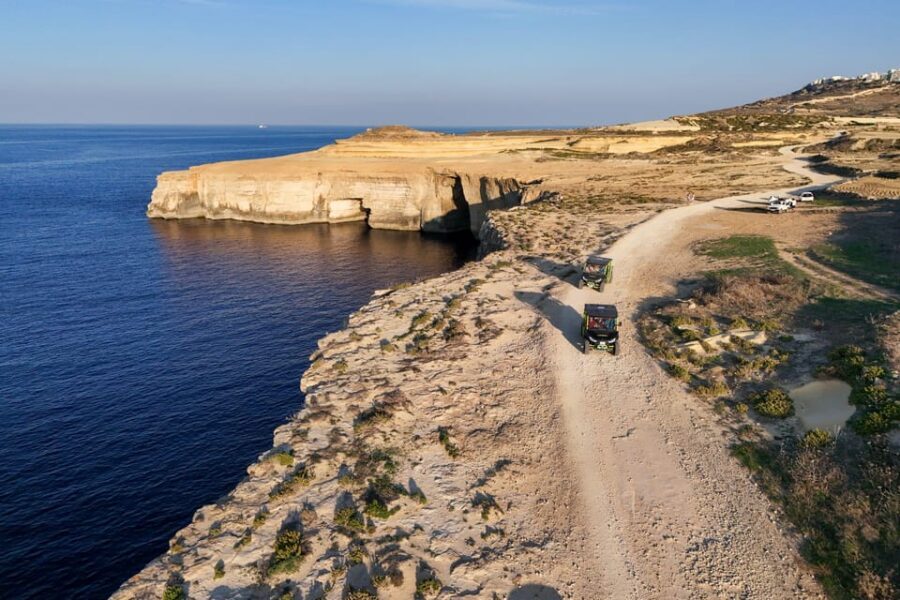 GOZO All Inclusive Self Drive Jeep day tour wt Blue Lagoon - Xwejni Salt pans: why a 30-minute detour can be the highlight