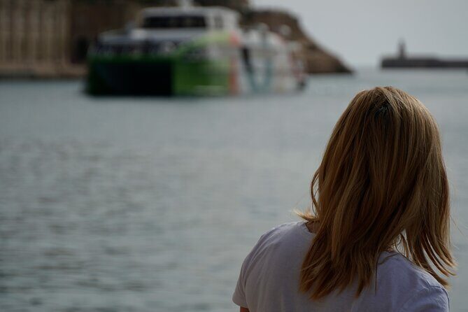 GOZO - Highspeed Catamaran dep Valletta + Hop on Hop off Tour - Mgarr Harbour to Għar Mixta to Ramla Beach: start with coastline energy
