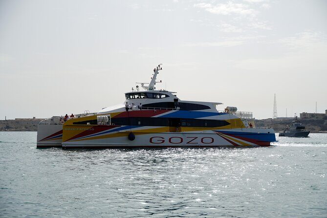 GOZO - Highspeed Catamaran dep Valletta + Hop on Hop off Tour - Ċgantija Archaeological Park and the Savina/Magro stops: learning and snacking