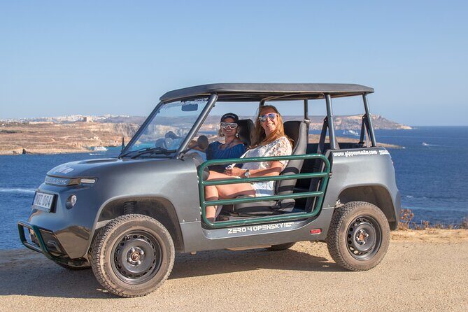 Gozo Self Drive E Jeep Tour - All Inclusive - Stop 1: Sanap Cliffs for big views without the crowds you’d expect