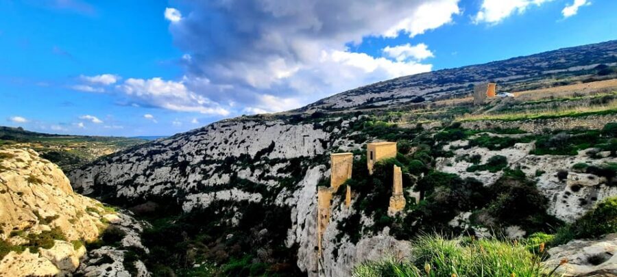 Gozo Unveiled: Guided Hiking in Gozo - South East - Mgarr ix-Xini first: valley walls, a hidden cave, and that coastal geometry