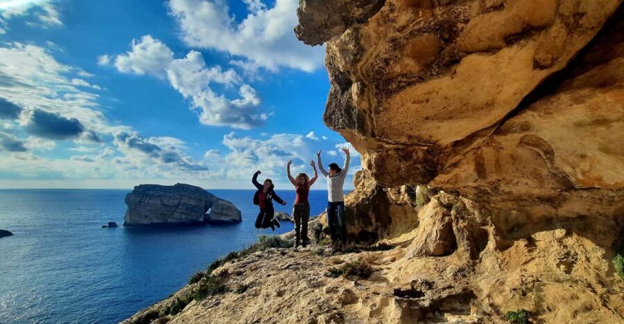 Gozo Unveiled: Guided Hiking in Gozo - The West - Meeting at Victoria Bay: the guide tag, car transfer, and safety briefing