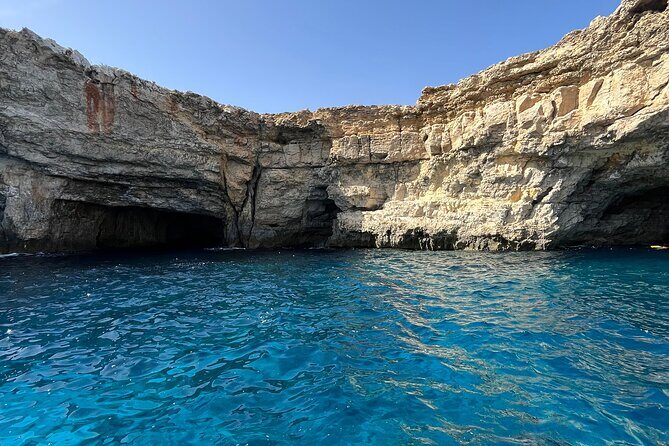 Half day Cruise - Comino, Gozo, Blue & Crystal Lagoon, and Caves - Comino Sea Caves, Santa Maria Bay, and the Elephant Rock View