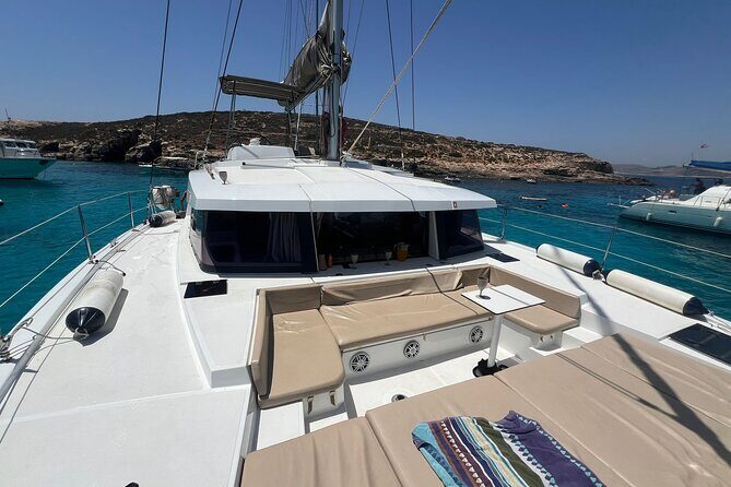 Half Day Scenic Catamaran Experience - Crystal Lagoon for 45 minutes: clear water, easy floating, and SUP time