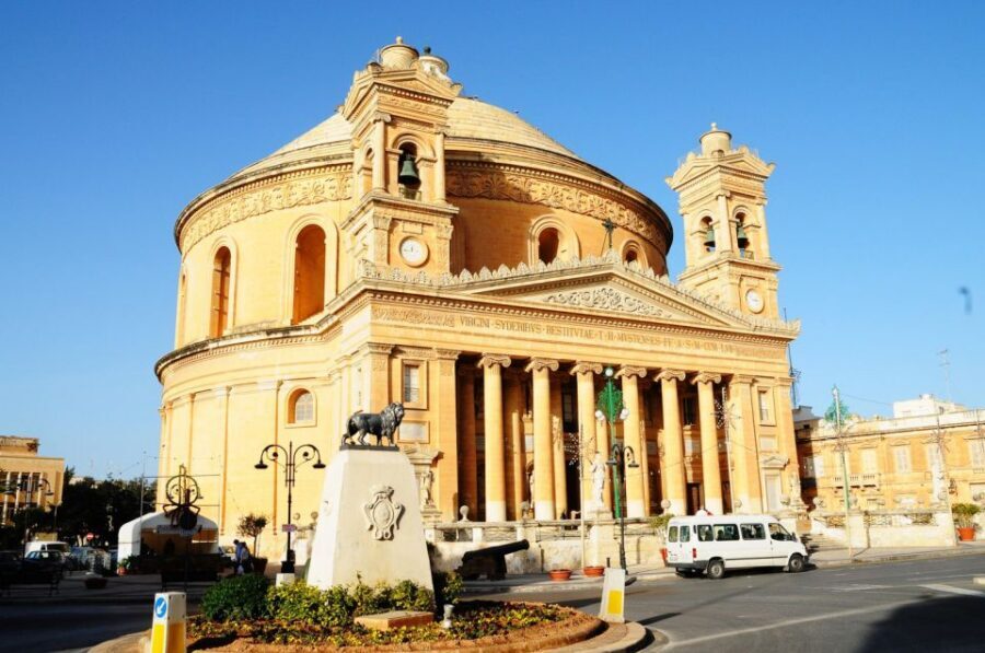 Half-Day Tour of Mosta, Ta'Qali Crafts Village & Mdina - Stop 1: Mosta and the Church of St. Mary’s Dome of Legends