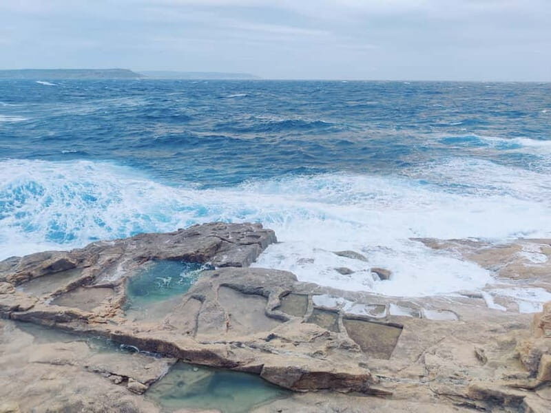 Island of Gozo: Private Tour - The common 4-hour route: temples, windmill, bays, caves, salt pans, and a market