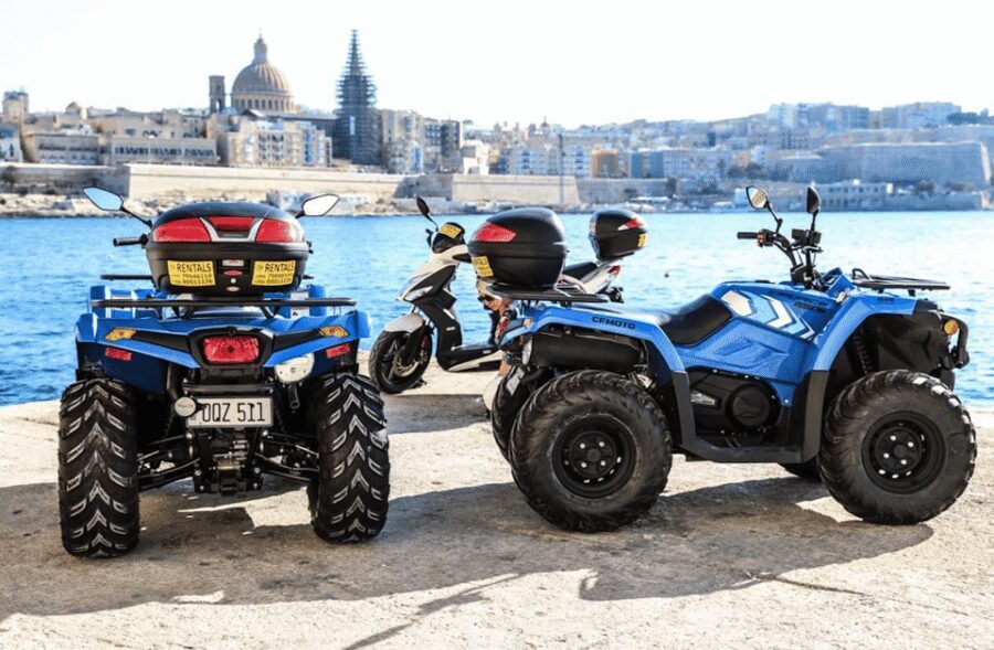 Malta: 4 hour Quad Bike Island Tour - Popeye Village: the fun ride + the quick visit blend