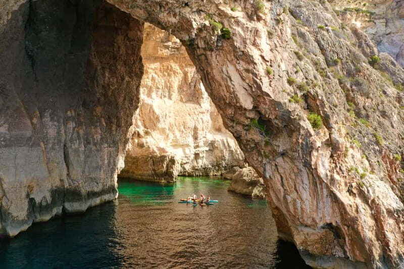 Malta: Blue Grotto SUP and Snorkeling Tour - The SUP lesson: standing up, remounting, and basic strokes