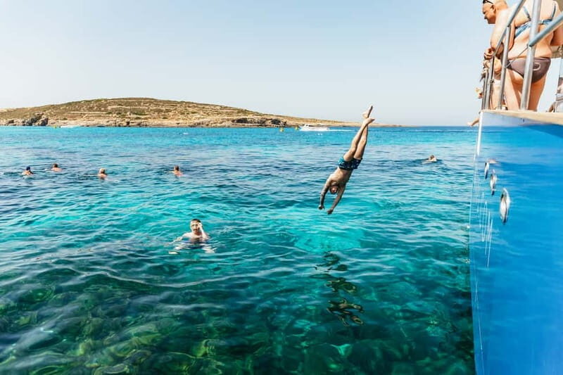 Malta: Blue Lagoon, Beaches & Bays Trip by Catamaran - Crystal Lagoon and Caves: The Snorkel Stop That Can Up the Game