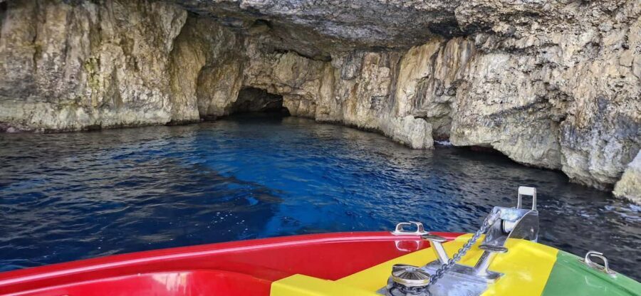 Malta: Blue Lagoon, Caves & around Comino Private Speedboat - Entering Comino by boat: fast, flexible, and calmer than the usual chaos