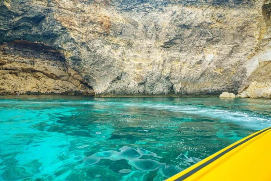 Malta: Blue Lagoon, Caves & around Comino Private Speedboat - Crystal Lagoon and Cominotto Reef: shorter stops, big scenery