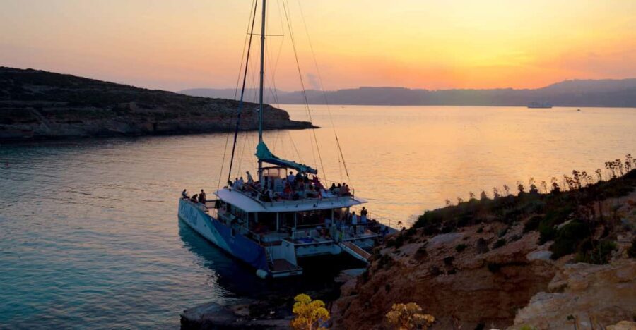 Malta: Blue Lagoon Evening Catamaran Cruise - Bugibba to the Blue Lagoon: how the evening ride actually feels