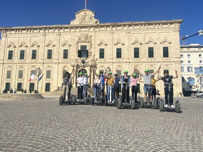 Malta by Segway: Valletta Experience - Auberge de Castille Photo Stop: Valletta’s Civic Landmark Feeling