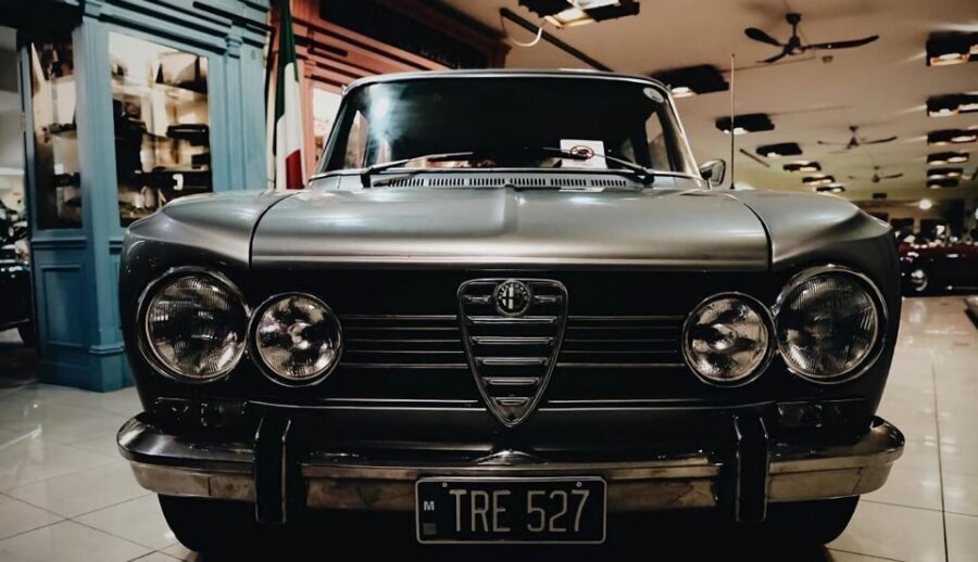Malta Classic Car Collection Museum Entry Ticket - The workshop viewing window and hands-on restoration energy