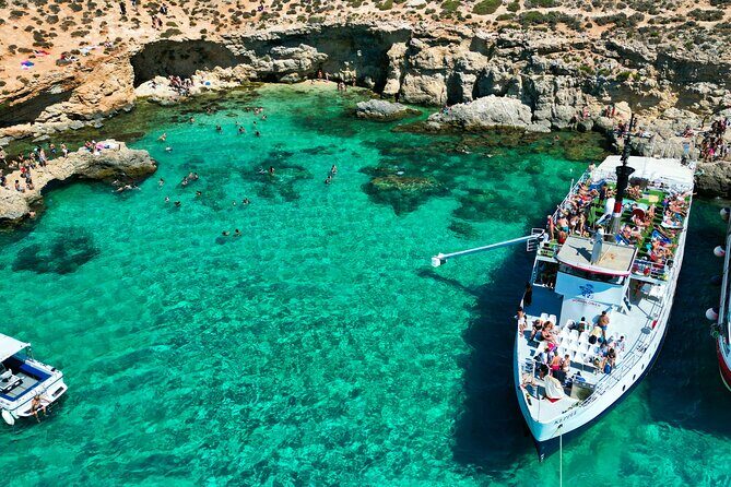 Malta: Comino, Blue Lagoon & Caves - swim, snorkel & slide - Quick hits before you go