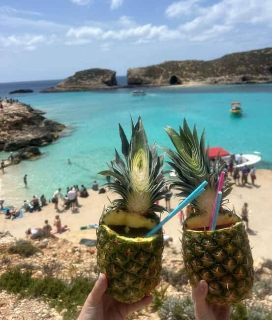 Malta: Comino, Blue Lagoon, Crystal Lagoon & Caves Cruise - A boat-first Blue Lagoon day from St Paul’s Bay