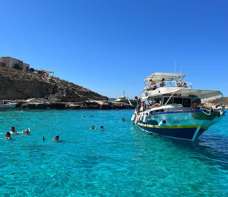 Malta: Comino, Gozo, Blue & Crystal Lagoon, and Caves Cruise - The Route Style: Landmarks You See From the Water