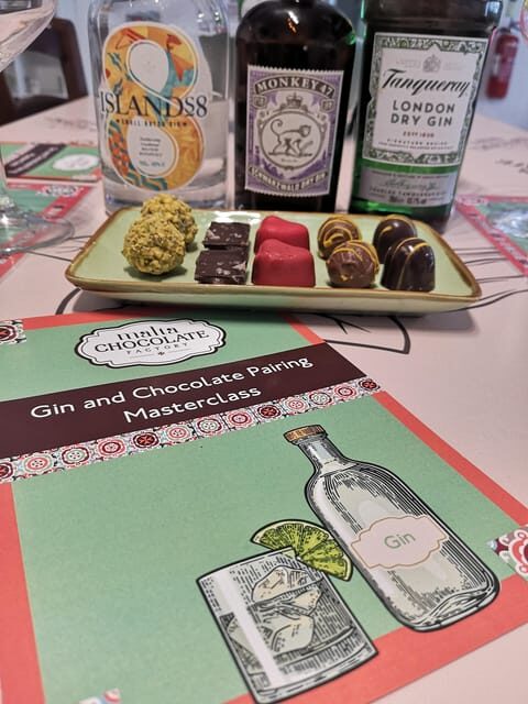 Malta: Gin and Chocolate Pairing Workshop - Pairing Logic: 5 Handmade Chocolates Matched to Each Pour