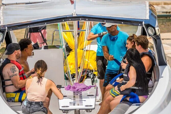 MALTA - Go & Fun Parasailing Free Photos & Videos - Safety First: Harnesses, Life Vests, and How the Captain Decides